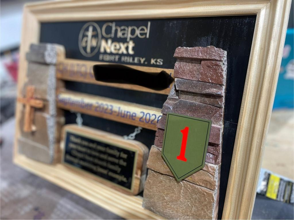Chapel Next — Fort Riley Framed Work